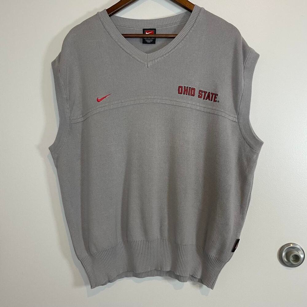 Nike Ohio State Buckeyes Medium Cotton Sweater Vest